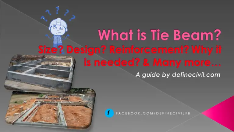 What Is A Tie Beam Details Advantages Reinforcement Design