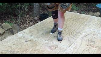 'Video thumbnail for DIY Shed AsktheBuilder Shed Floor Plywood Layout Part 2'
