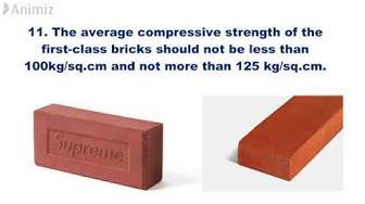 'Video thumbnail for Characteristics of First Class Bricks || Civil Engineering || civilnoteppt.com'