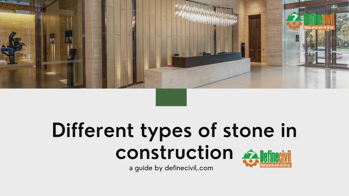 'Video thumbnail for Types of stones used in construction - (Properties & Composition) '