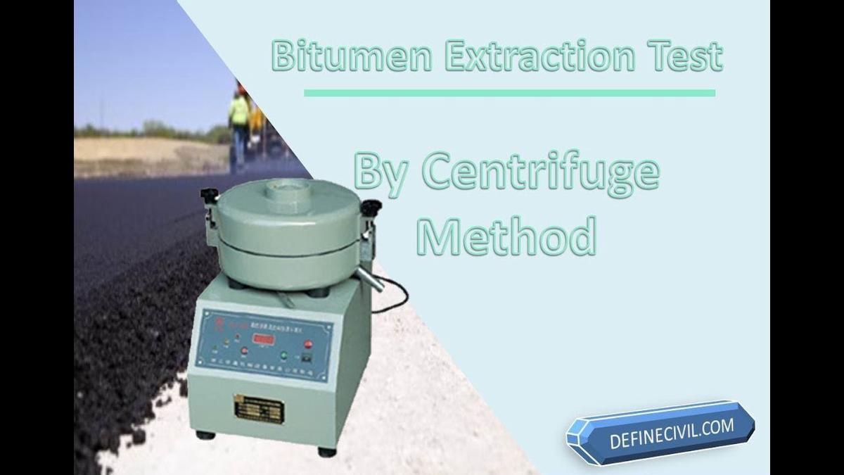 'Video thumbnail for Bitumen Extraction Test [APPARATUS, PROCEDURE, CALCULATION]'