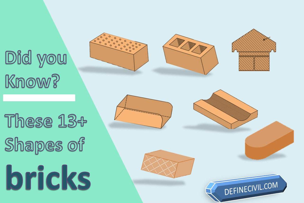 Different Shape Bricks 13 Shape Types I Bet Unknown To You Definecivil