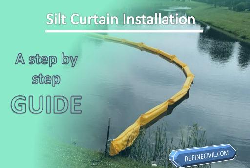 Silt Curtain Installation