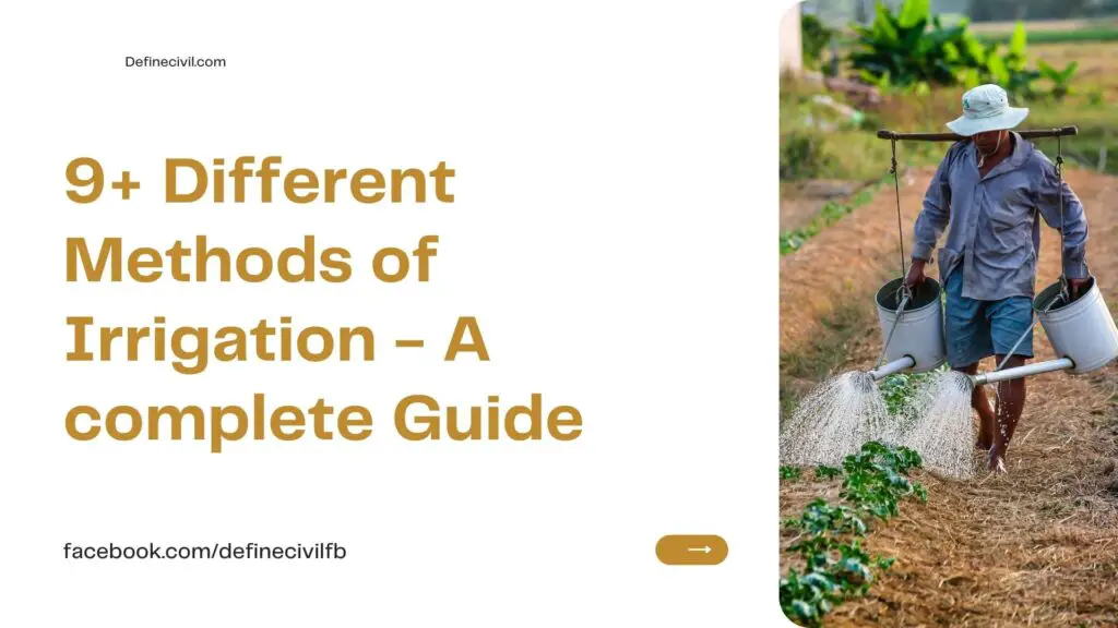 Irrigation - Methods of Irrigation Irrigation - Methods of Irrigation