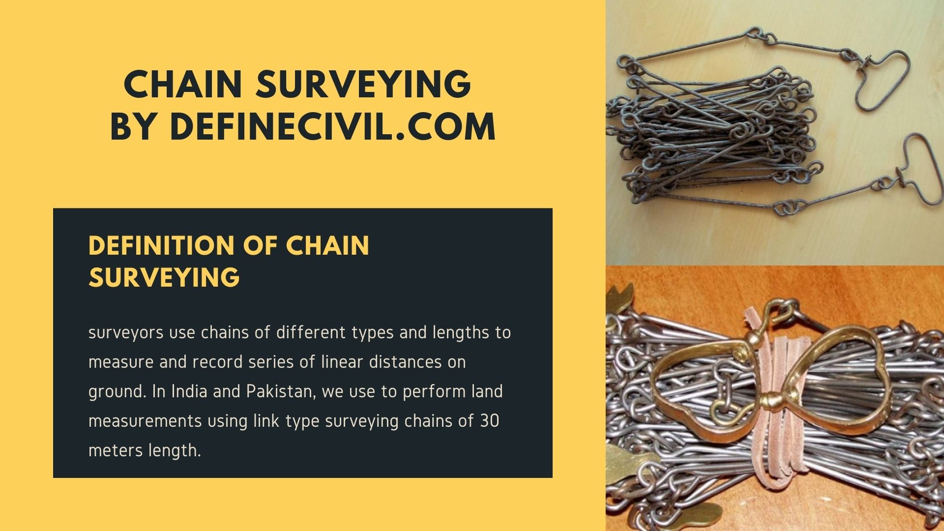 presentation on chain survey