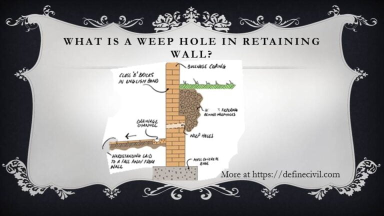 what-are-weep-holes-weep-holes-in-retaining-walls-definecivil