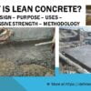 What is lean concrete