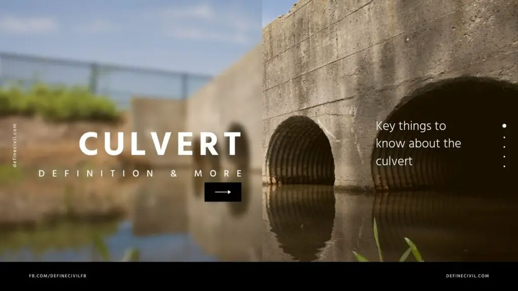 What is a culvert