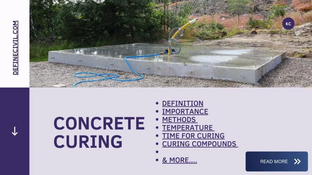 Curing of Concrete