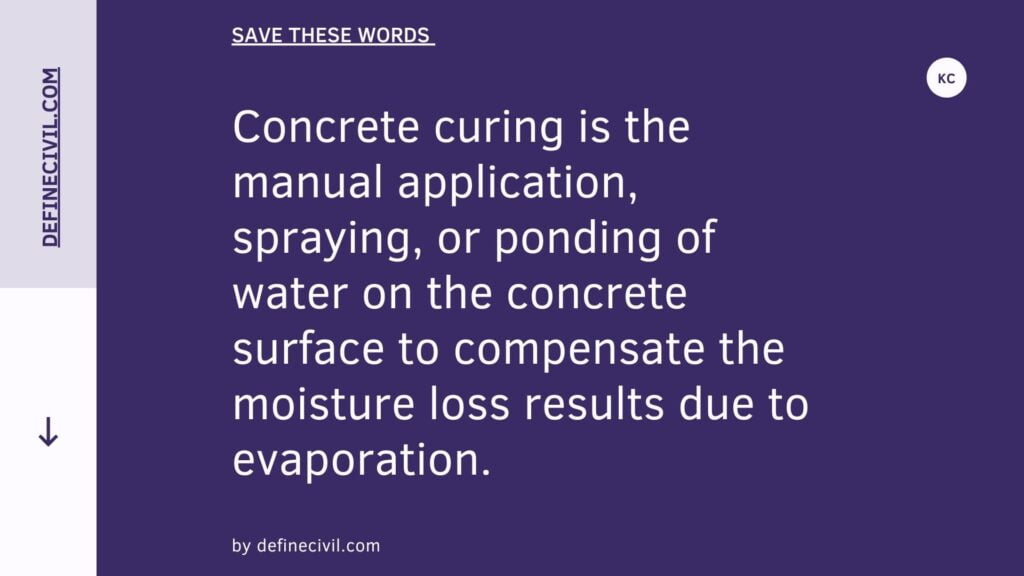 What is concrete curing?