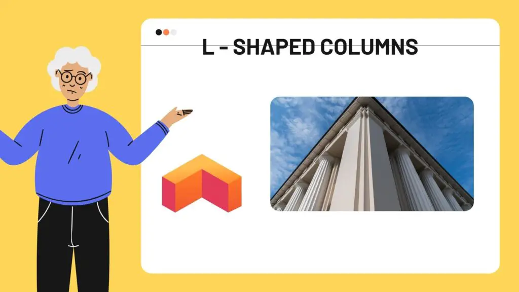L – shaped column
