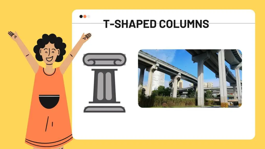 T - shaped column
