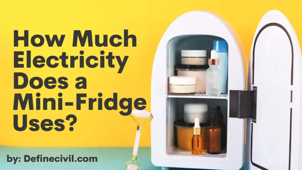 How much Electricity does a mini-refrigerator uses? 