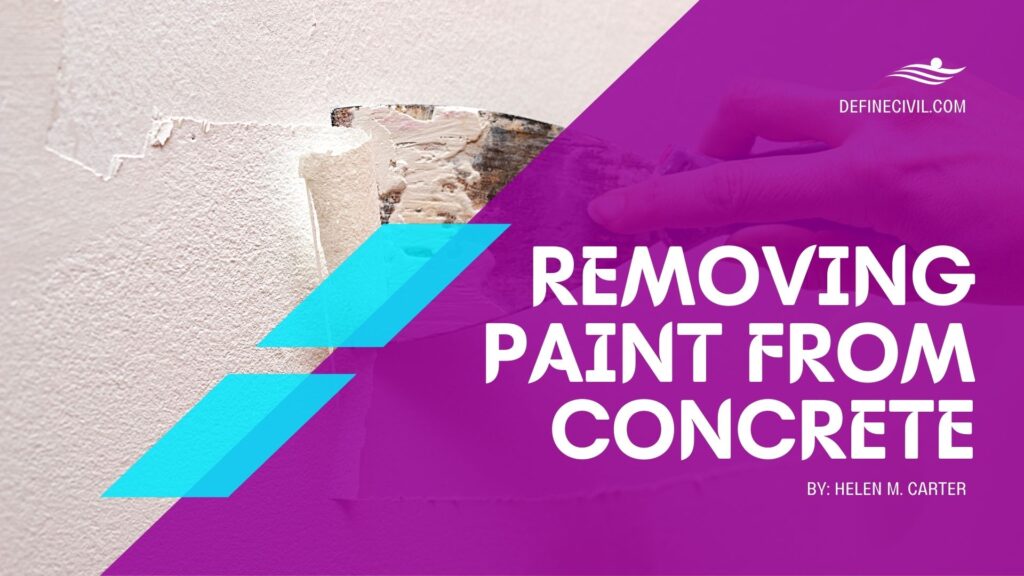 How to remove paint from concrete? 
