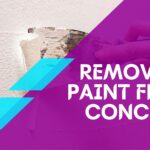How to remove paint from concrete?