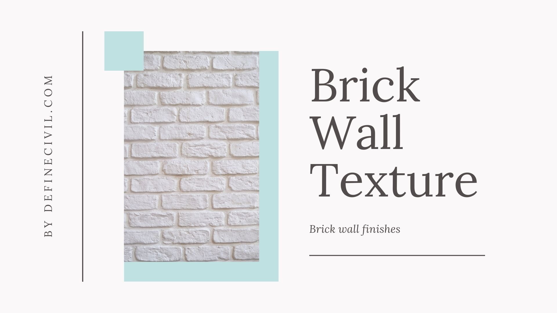 Types of Brick finishes - Brick Wall Texture