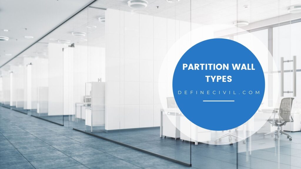 Partition Wall Types