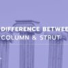 Difference between column and strut
