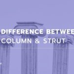 Difference between column and strut