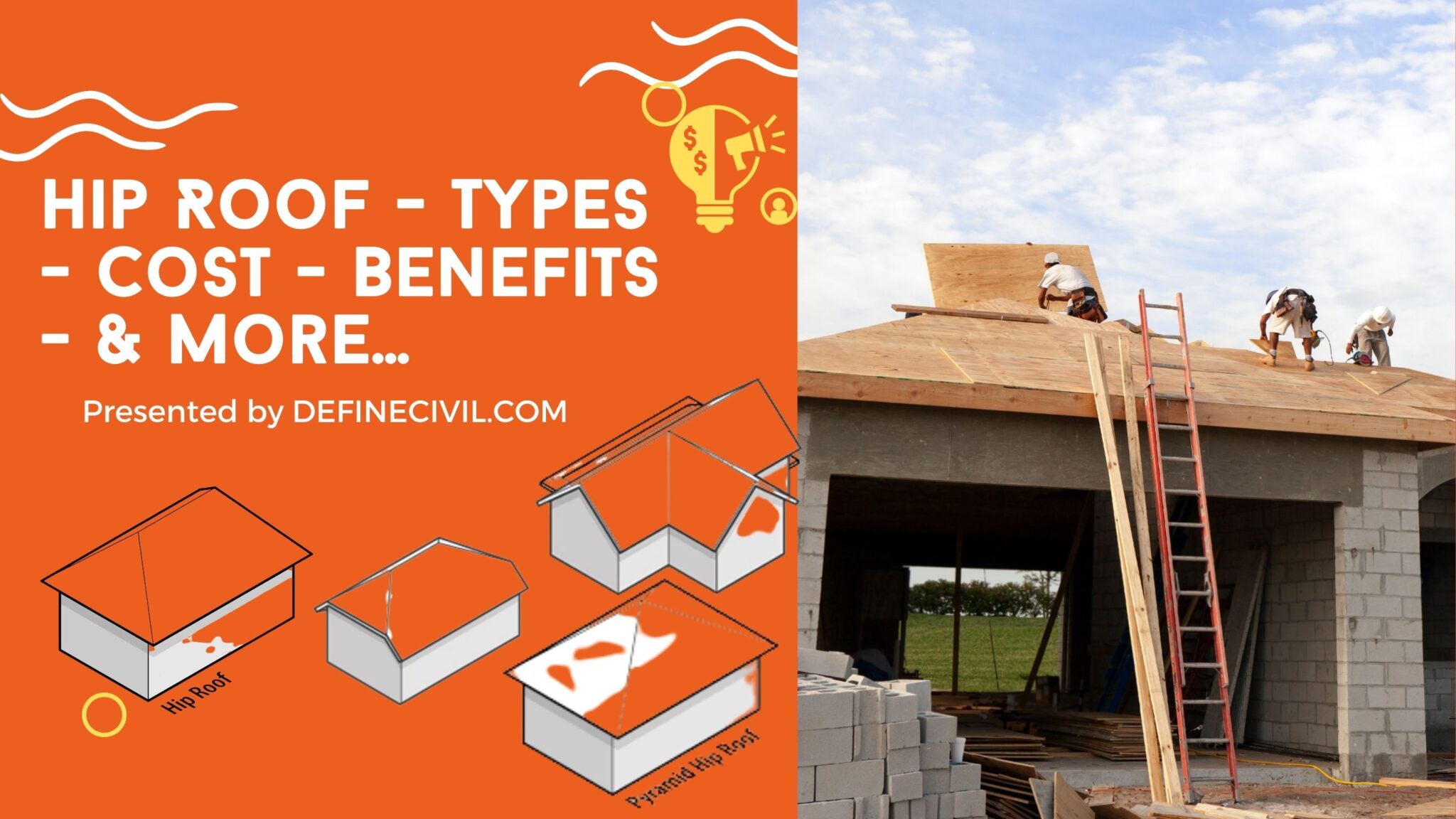 6 Types of Hip Roof – Cost – Lifespan – Advantages – Disadvantages ...