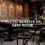 Tips to brighten up dark room