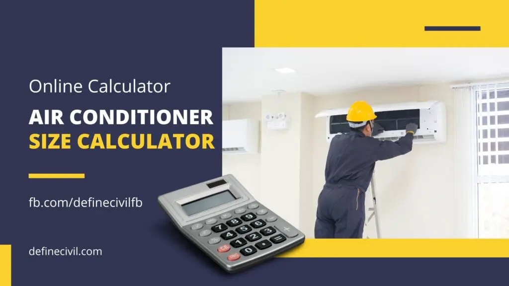 Air Conditioner size Calculator online