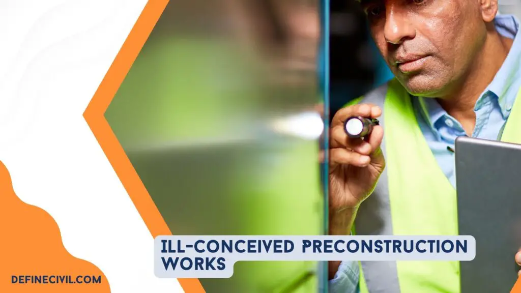Ill-conceived Preconstruction Works