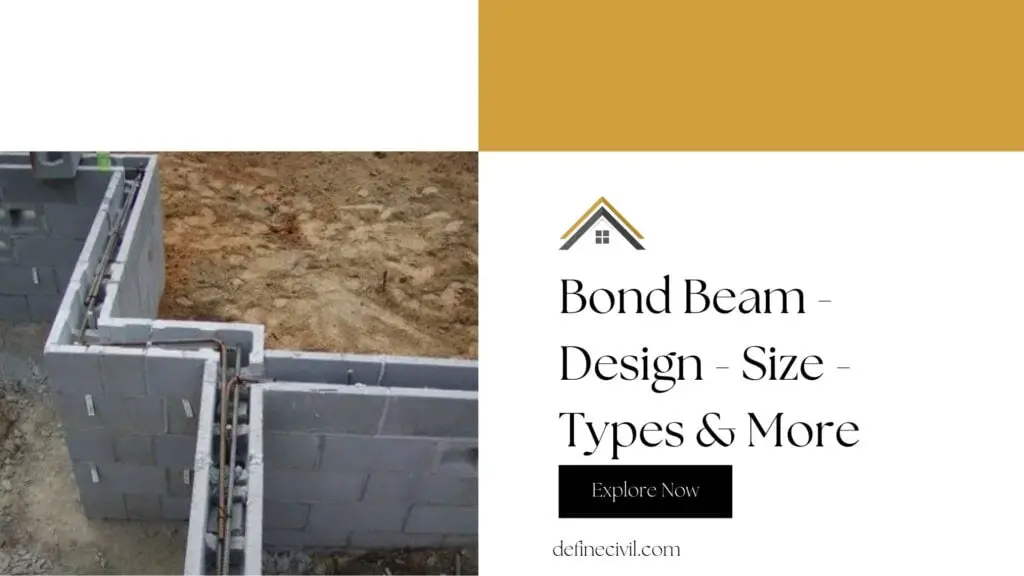 What is bond beam