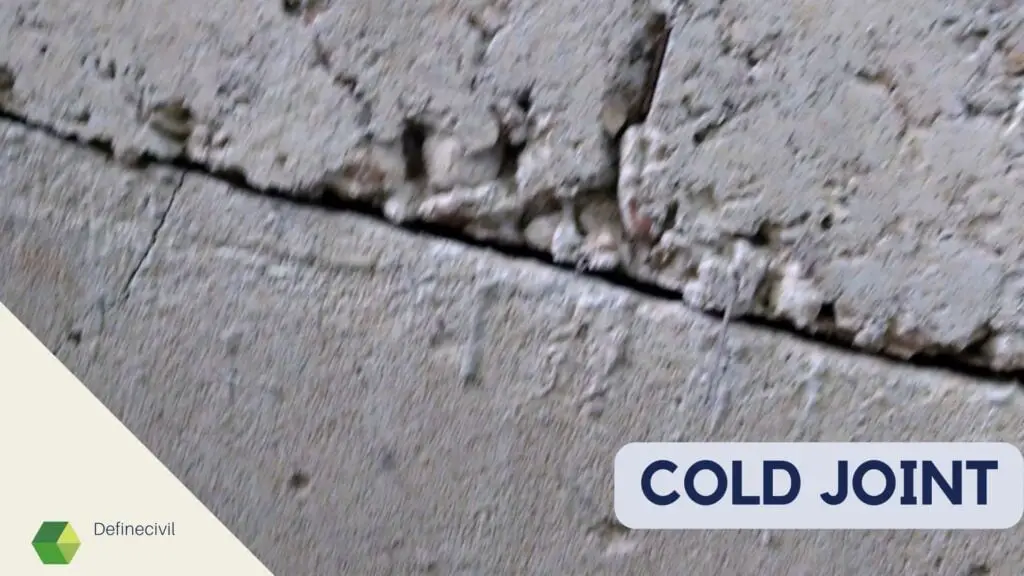 Cold Joint in concrete
