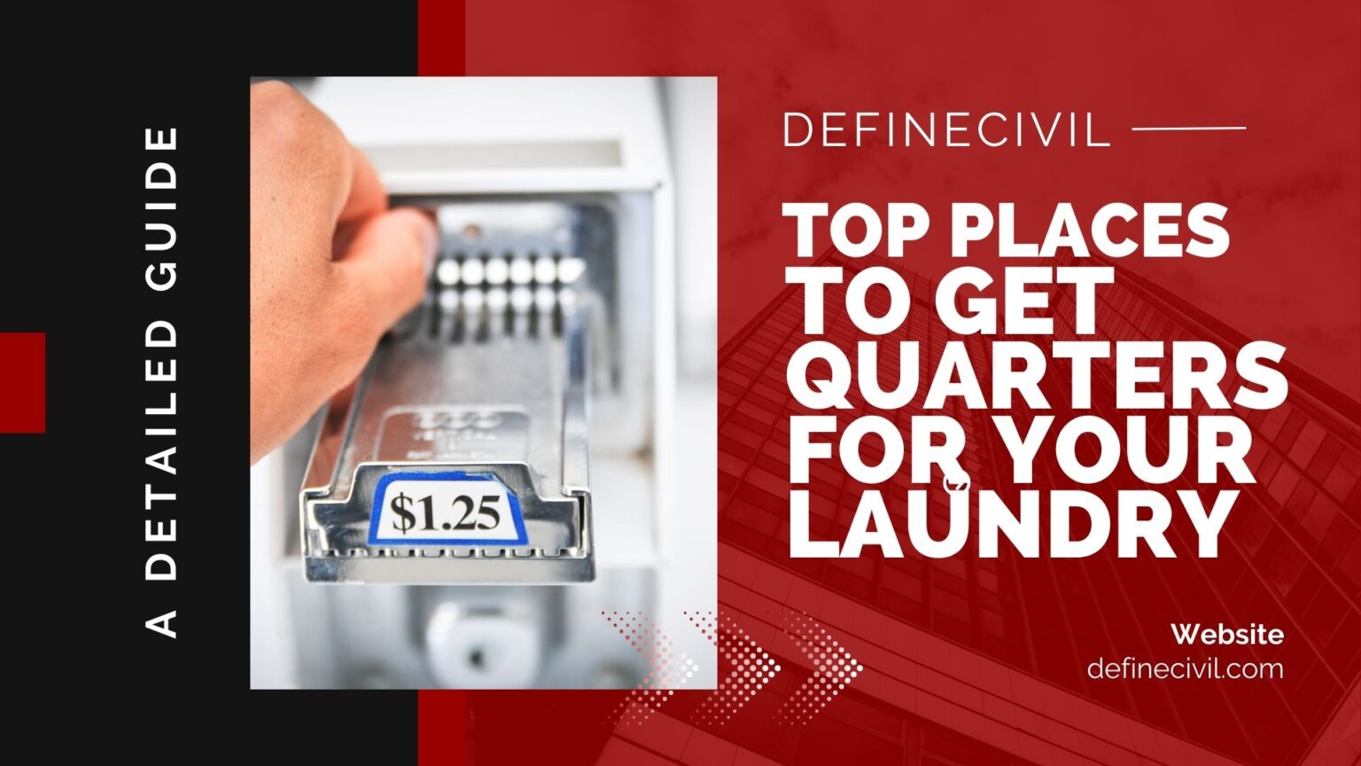 Where to get quarters for laundry Here’s are top places to get them