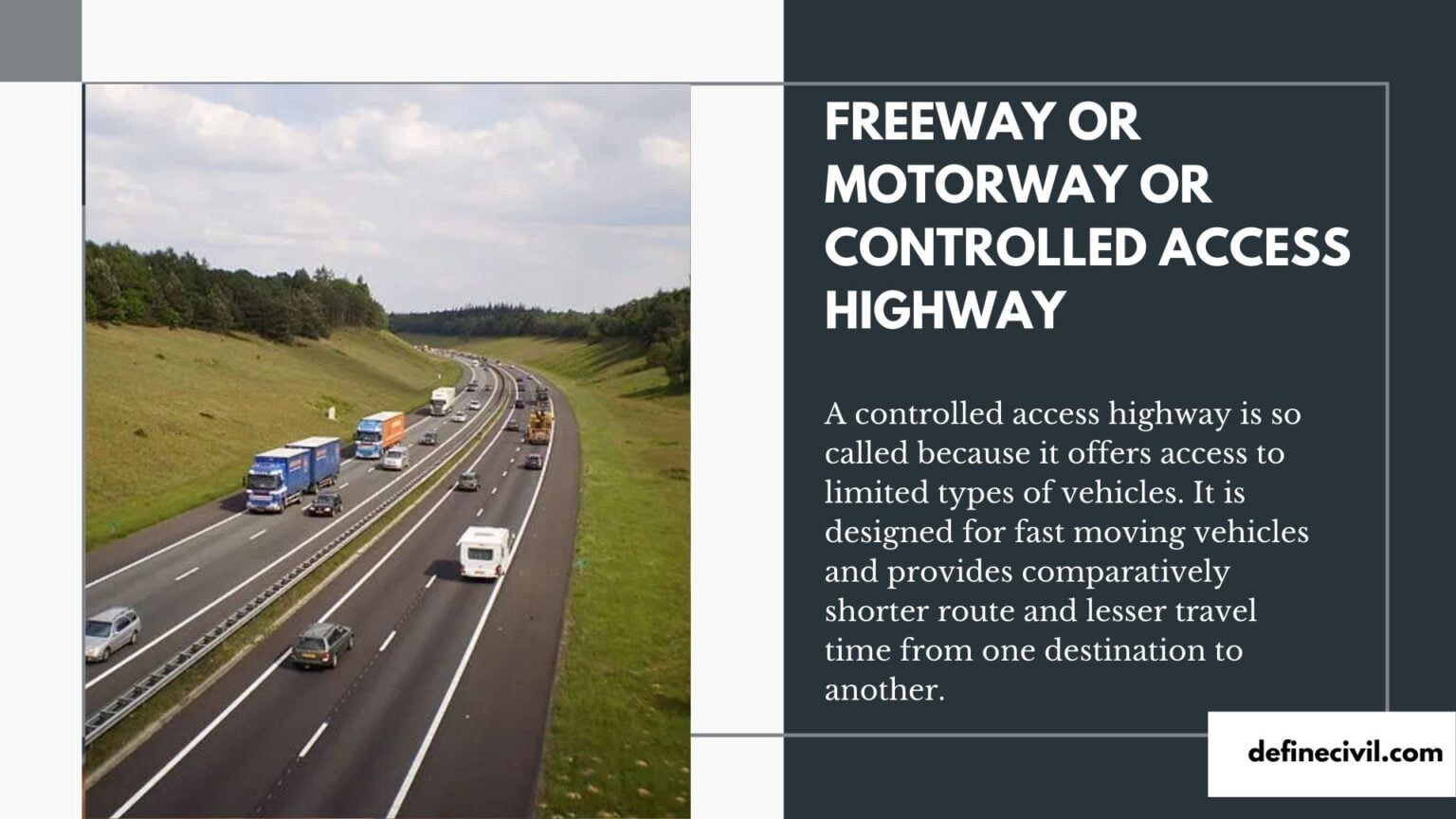 Road types or Classification of roads (25+ types) - Definecivil