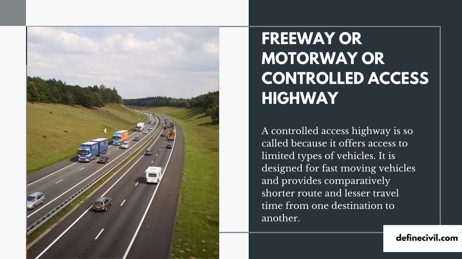Road types or Classification of roads (25+ types) - Definecivil