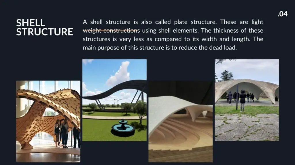 What is shell structure in architecture