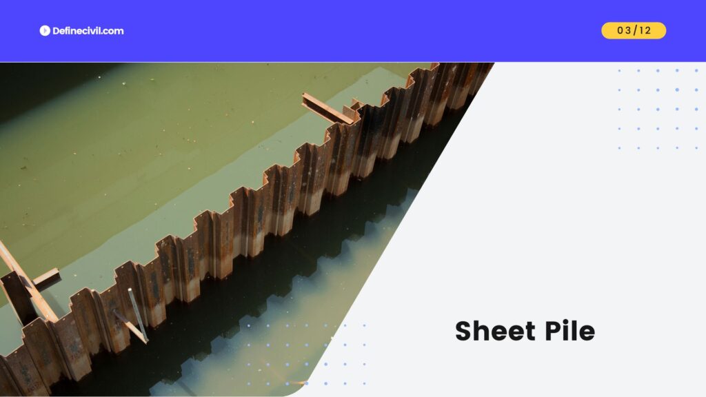 Sheet pile foundation