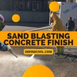 sand blasting concrete finish