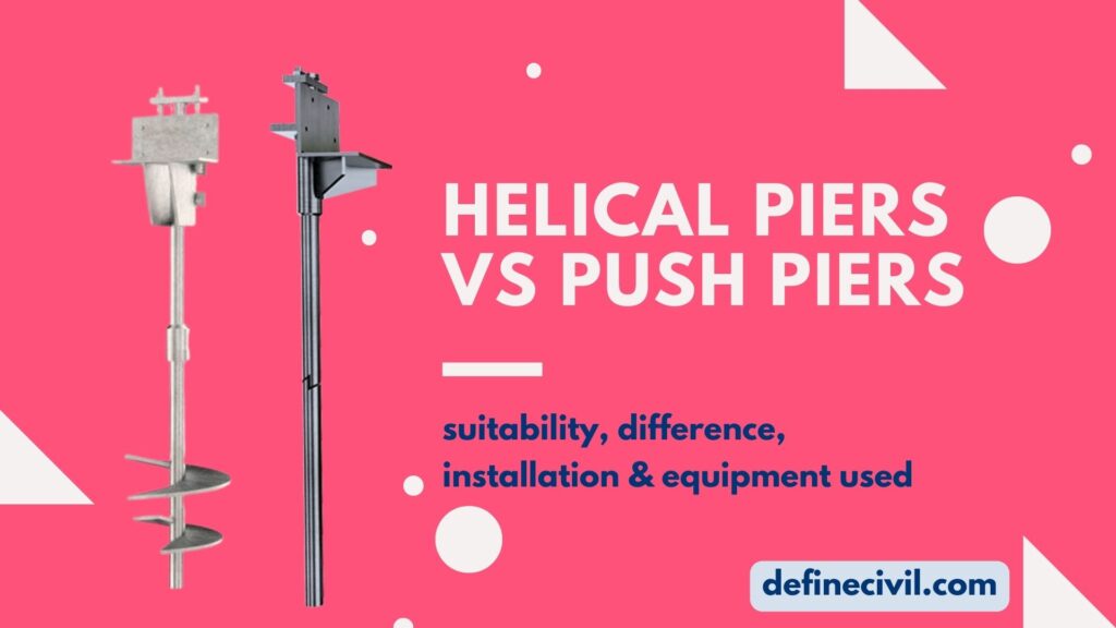 Push Piers vs. Helical Piers