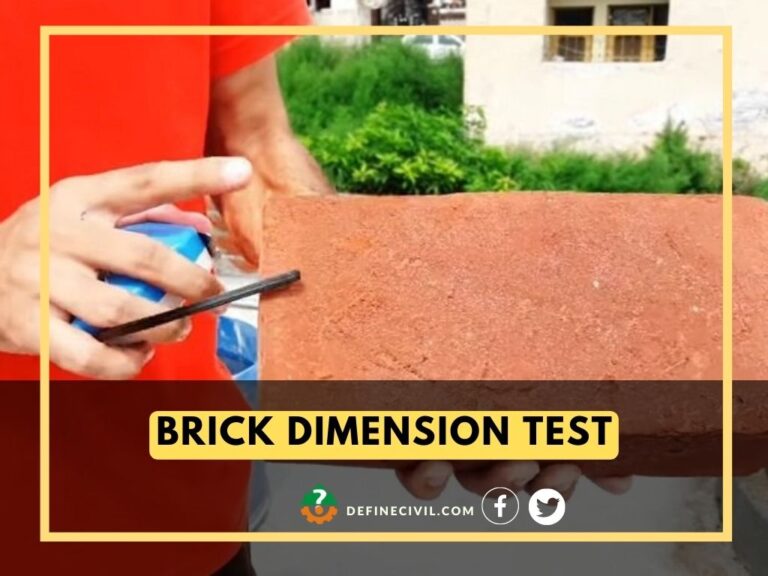 Test of Bricks 7+ Quality parameters for bricks at site Definecivil