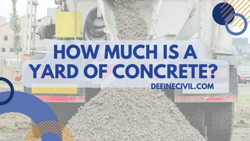 How much is a yard of concrete? 