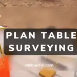 Plane table surveying