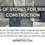 Types of stones used in construction