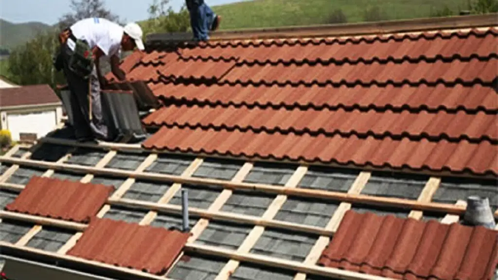 Installing metal roofing 