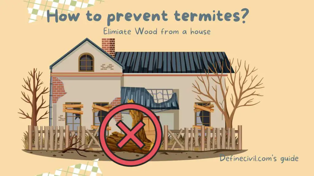 Eliminate untreated wood
