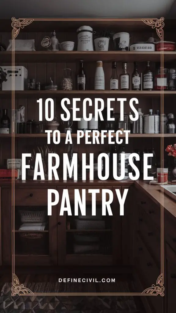 Our Farmhouse Pantry Organization Reveal!