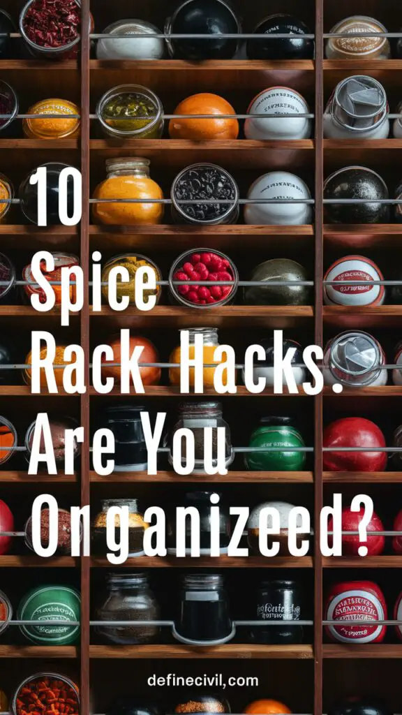 Spice Rack Organization