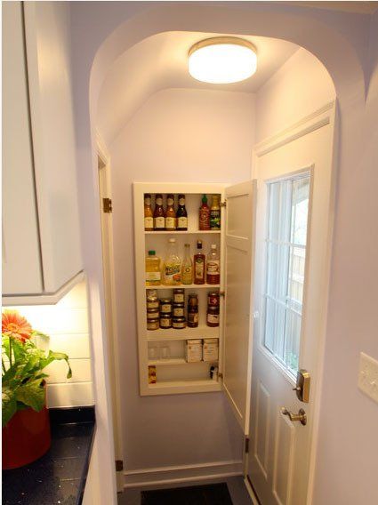 Kitchen Storage Between the Studs: 5 Examples of Smart Recessed ...