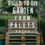 DIY Garden Bench from Pallets