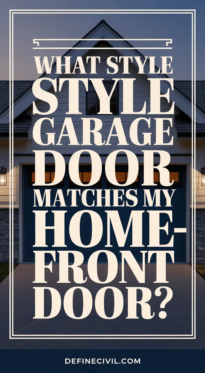 Garage Doors That Match Your Front Door