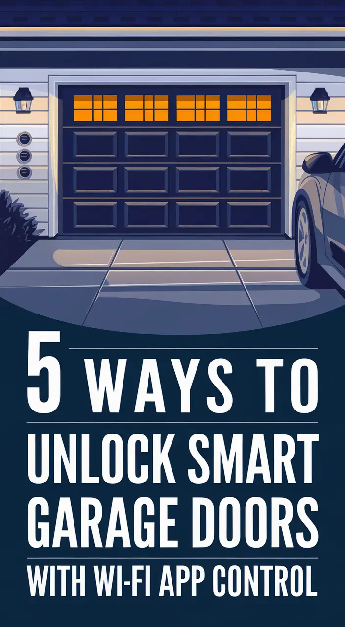 Smart Garage Doors with Wi-Fi and App Control