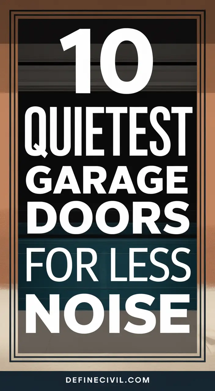 The Quietest Garage Doors for Noise Reduction