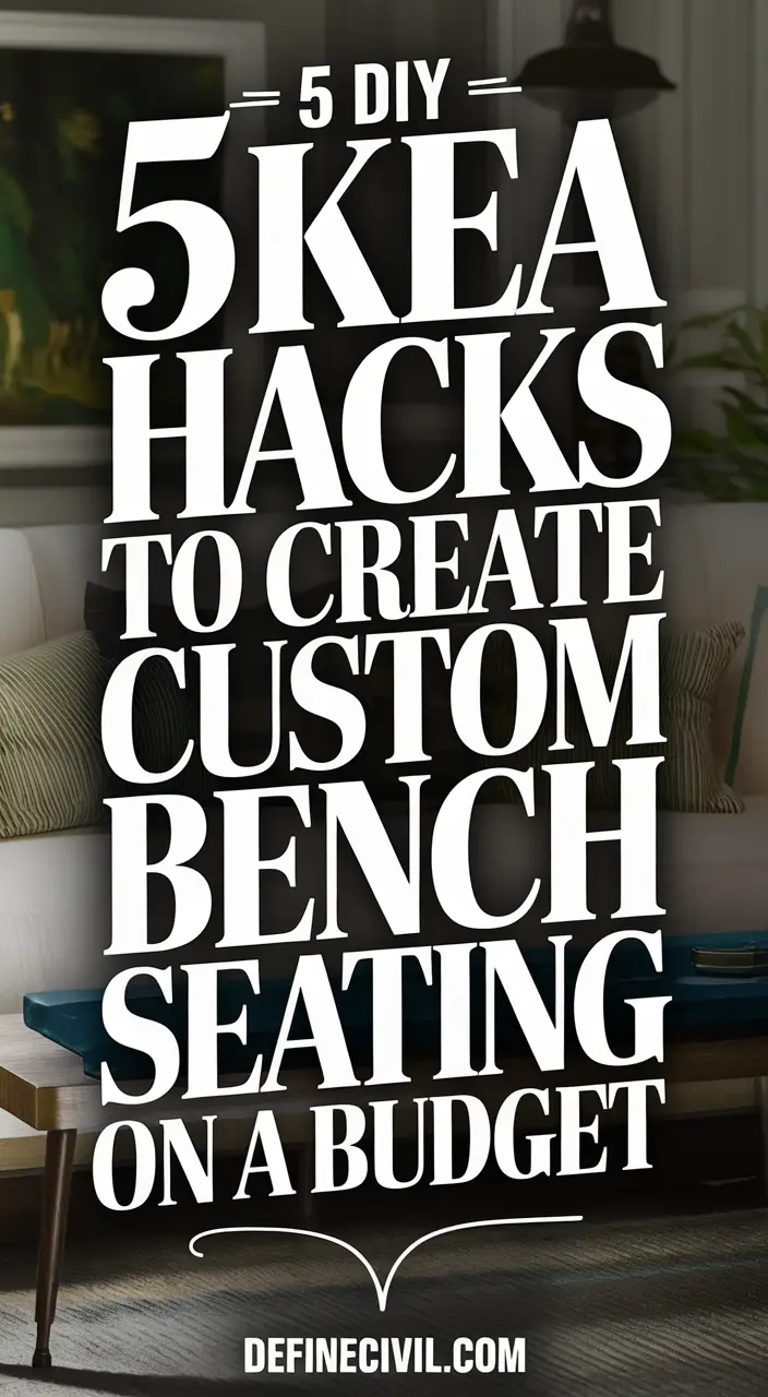 DIY Bench Seating with IKEA BESTA Units